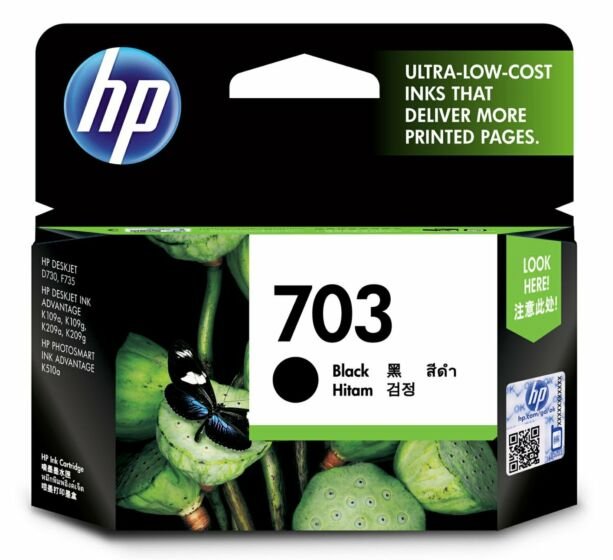 HP 703 Black Original Ink Advantage Cartridge
