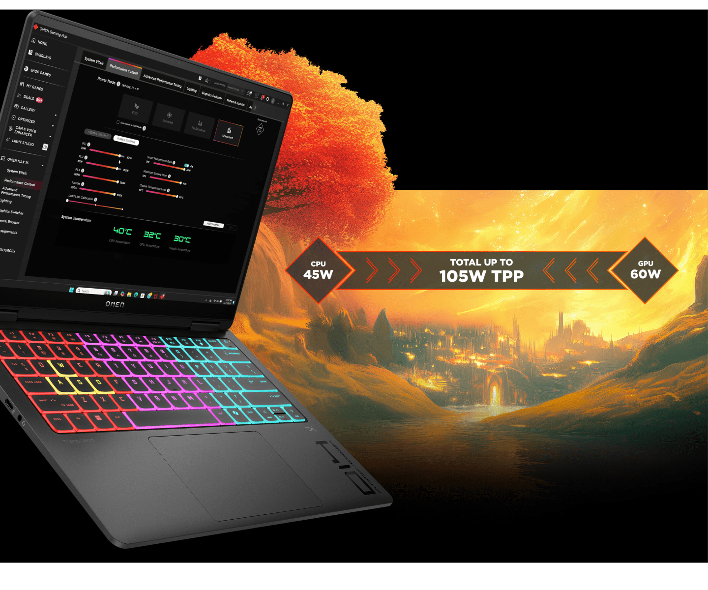 HP OMEN Transcend 14 Intel Gaming Laptop