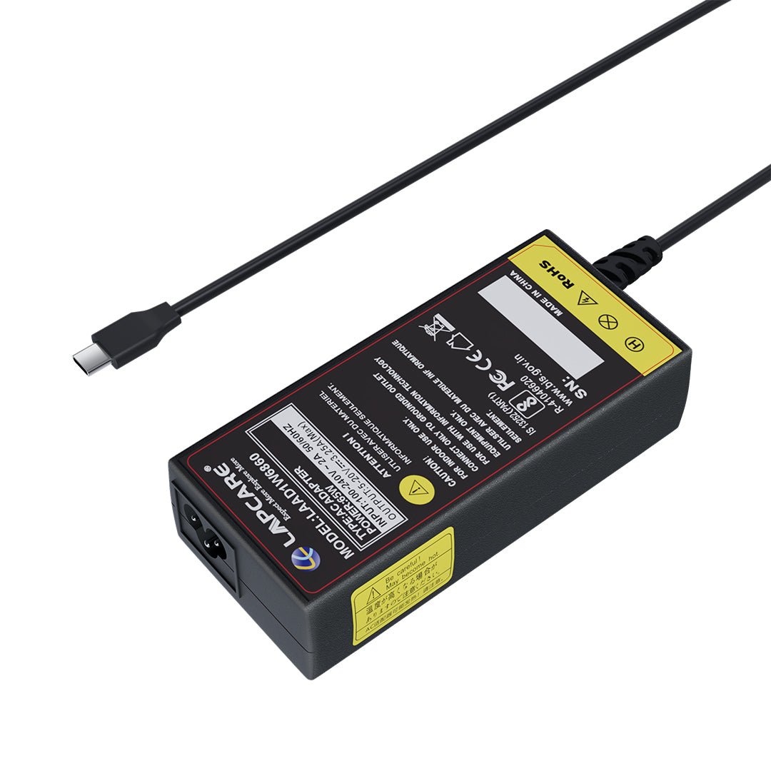Lapcare Universal 65W Type-C Laptop Adapter