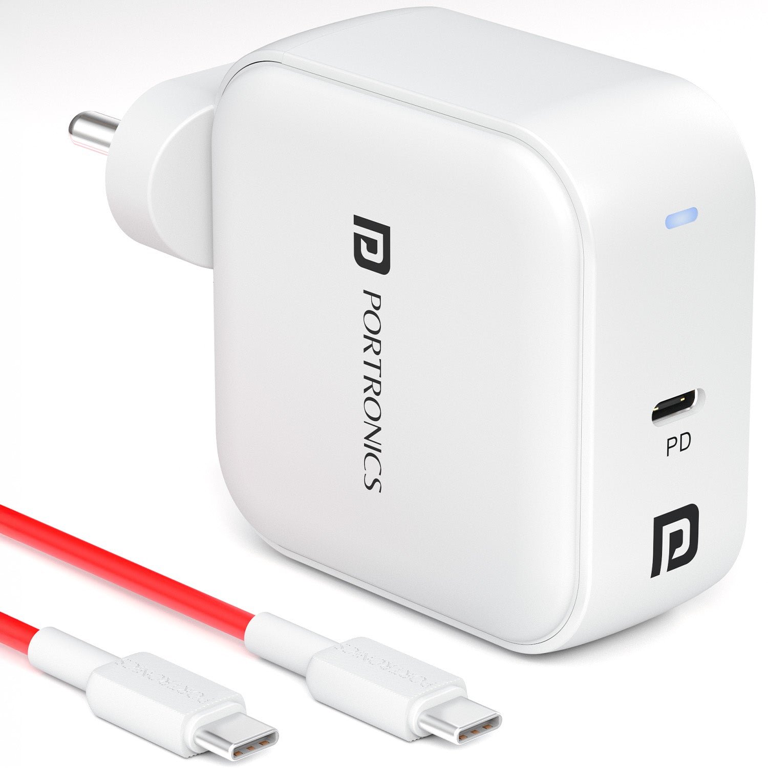 Portronics Adapto 65C 65W GaN Type-C PD Charger