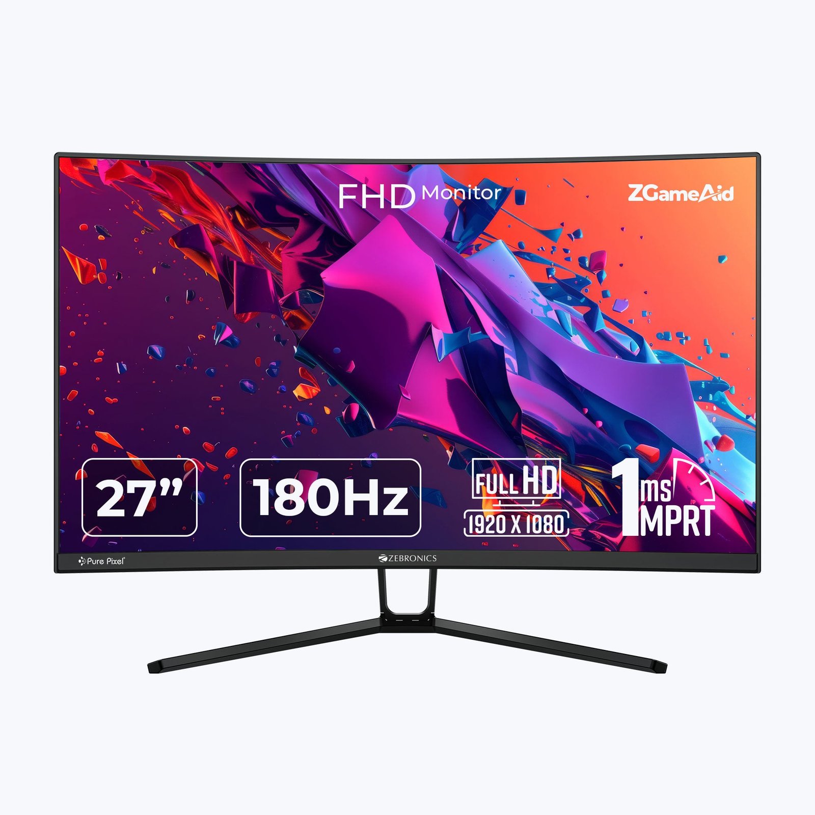 Zebronics N27B 27″ Curved FHD Gaming Monitor